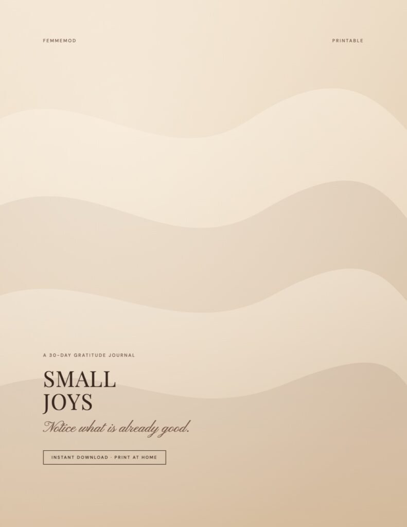 Small Joys: 30-Day Gratitude Journal