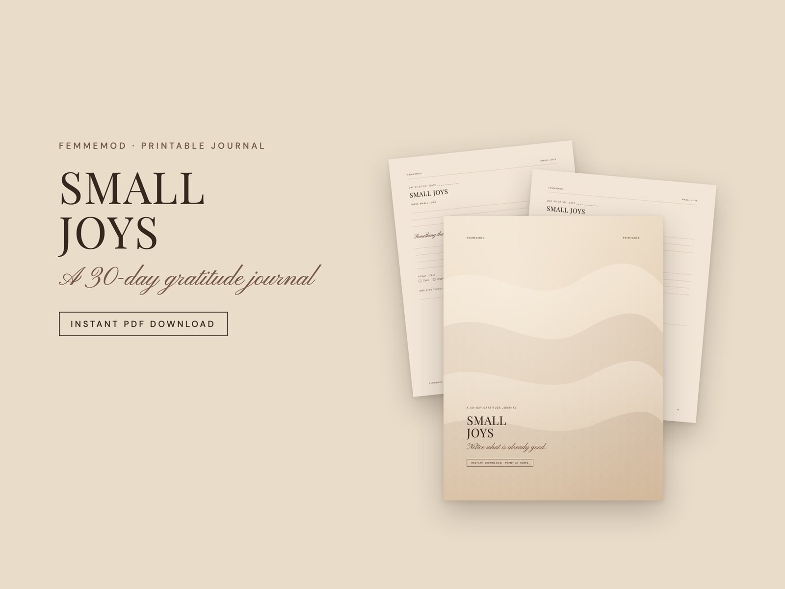 Small Joys: 30-Day Gratitude Journal - Image 2
