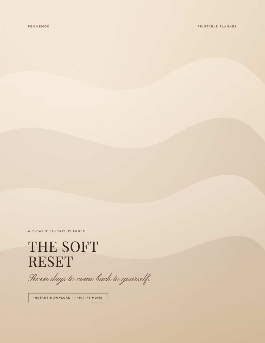 The Complete Self-Care Collection: 5 Printables - Image 2